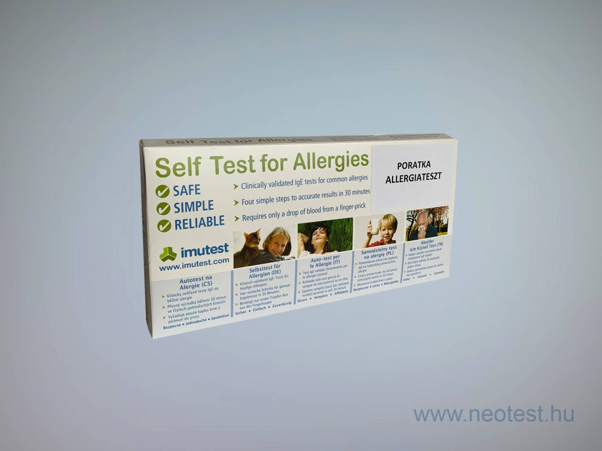 Légúti allergia gyorsteszt otthoni használatra (1x)