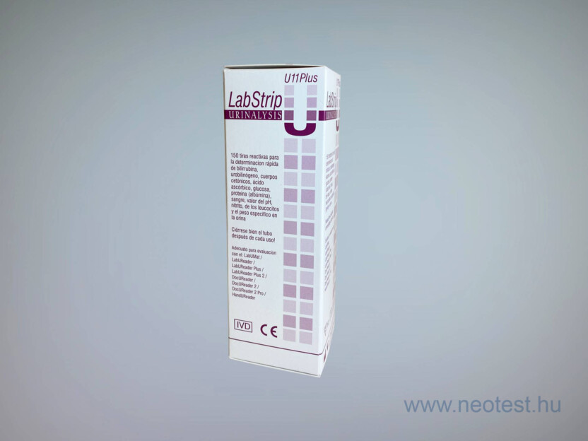 LabStrip vizelet tesztcsík (150x) Docureader2 vagy LabUMat analizáló készülékekh
