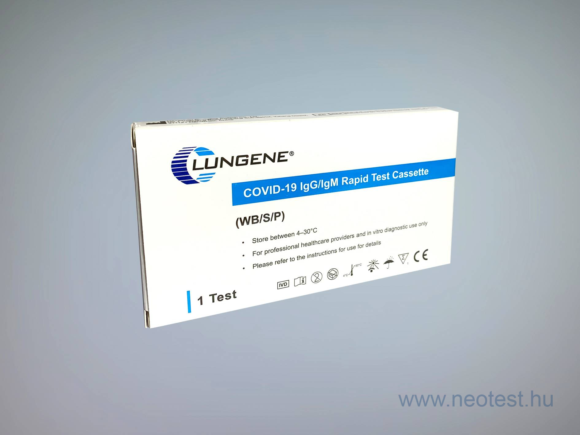Clungene COVID-19 IgM/IgG ellenanyag gyorsteszt (1x)