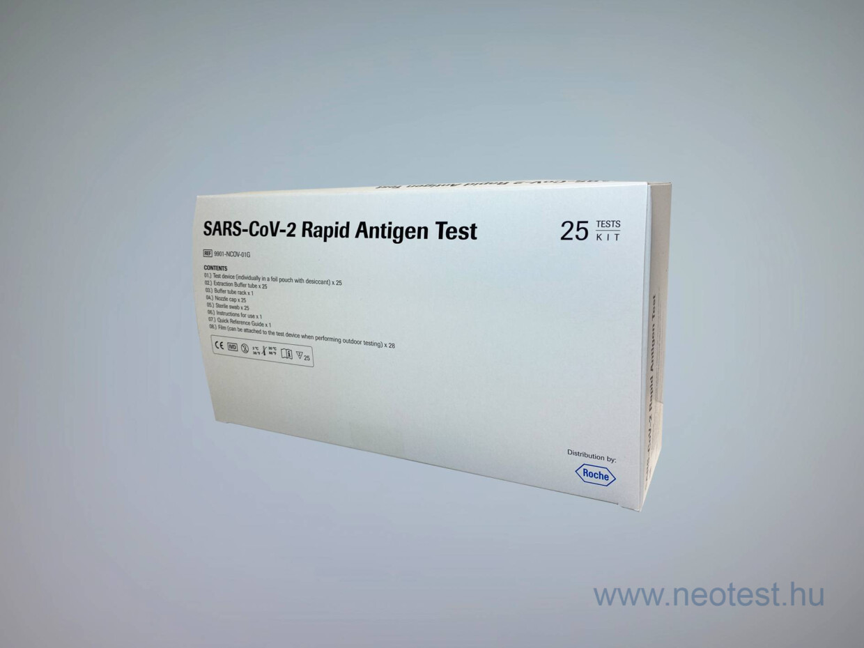 ROCHE SARS CoV-2 Rapid Antigén Teszt - (25X) Nasopharyngeal