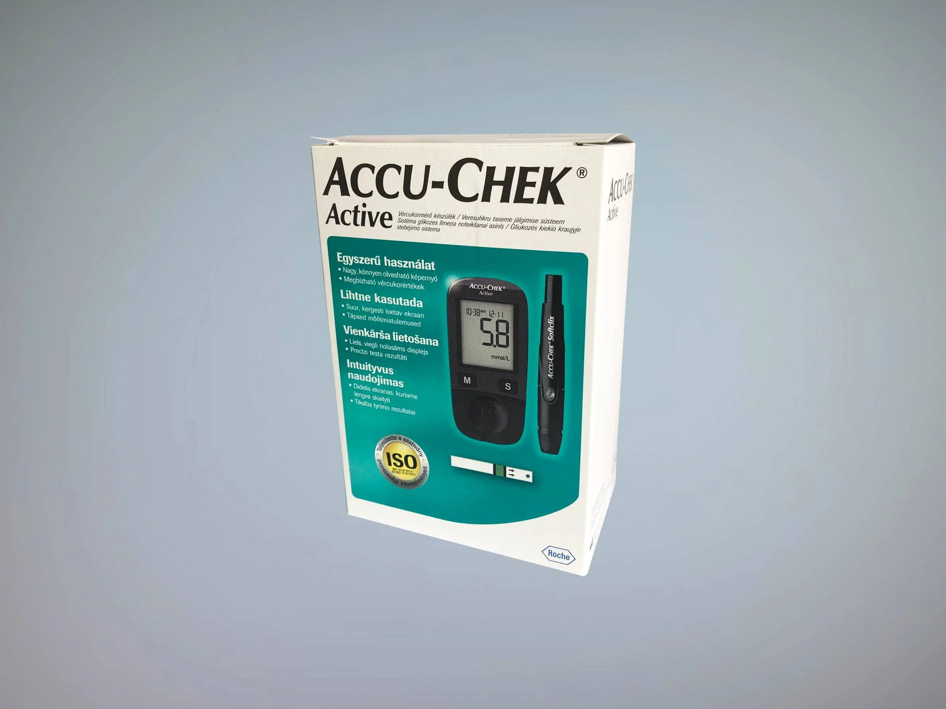 Accu-Chek Active Kit vércukormérő készlet