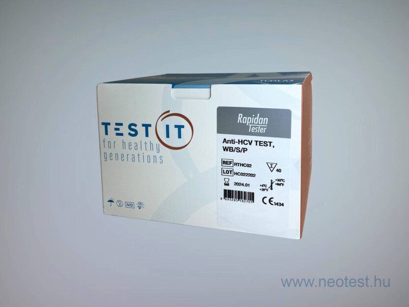 Hepatitis-C gyorsteszt (Anti-HCV)  40 teszt/doboz