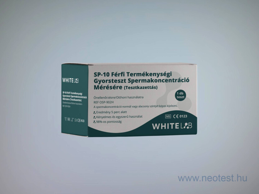 SP-10 férfi termékenységi gyorsteszt önellenőrzésre (1x) WhiteLAB